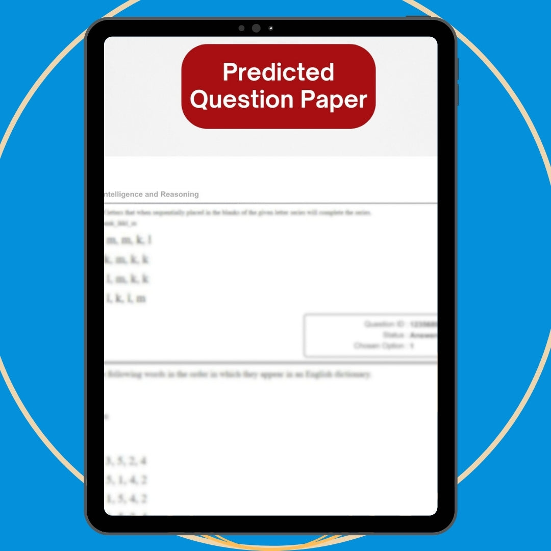 UPSC CDS 2025 – Predicted Question Paper (PDF)