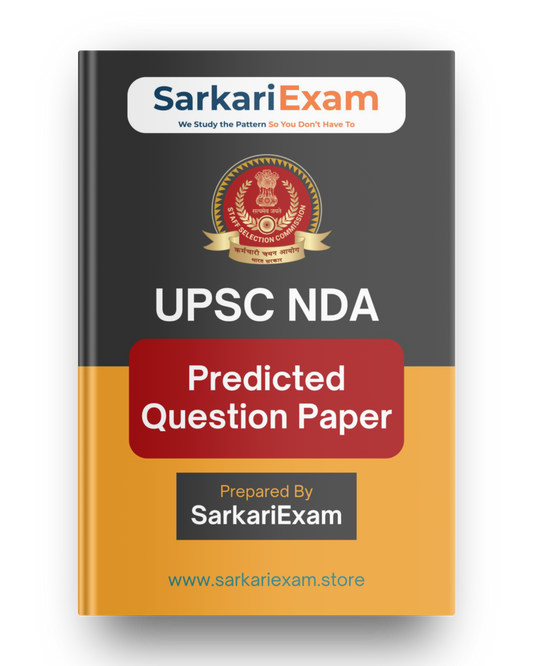 UPSC NDA 2025 – Predicted Question Paper (PDF)